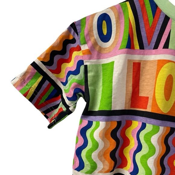 Lakwena X H&M T Shirt Youth 8/10 Colorful Collab Lovely Day - Picture 3 of 7